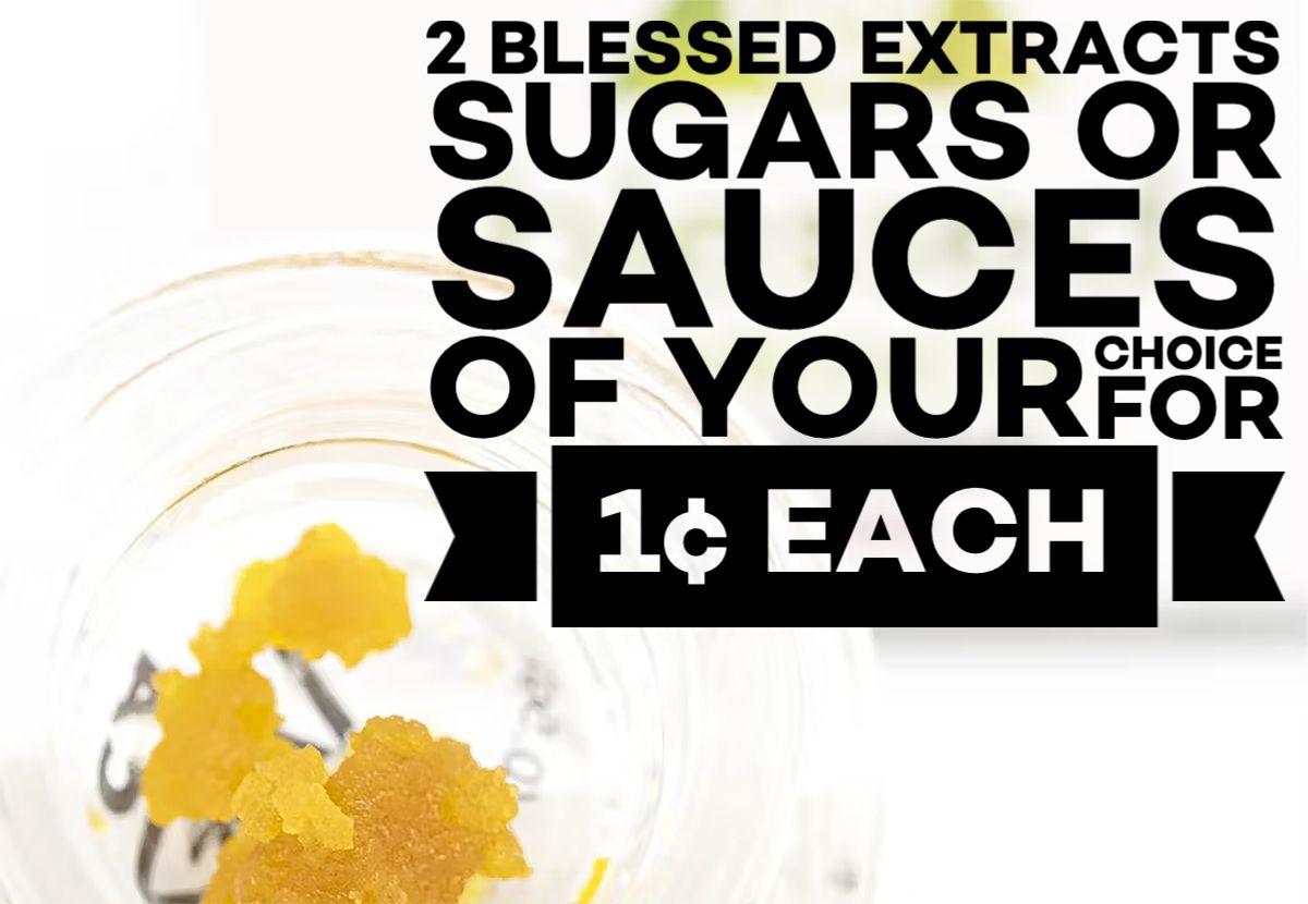 Purchase any two Blessed Extracts Sugars or Sauces and get two Blessed Extracts Sugars or Sauces of your choice for 1¢ each.