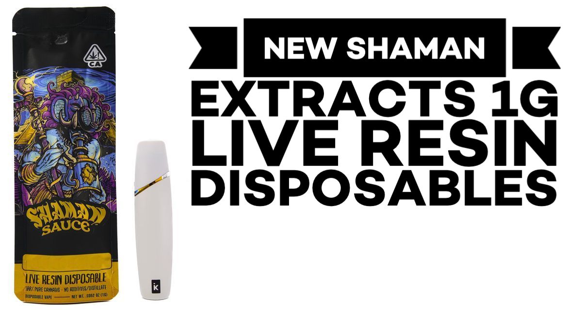 New Shaman Extracts 1g Live Resin Disposables