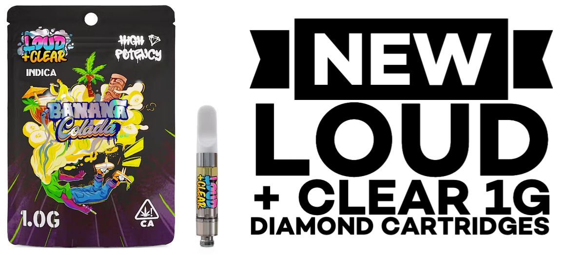 New Loud + Clear 1g Diamond Cartridges