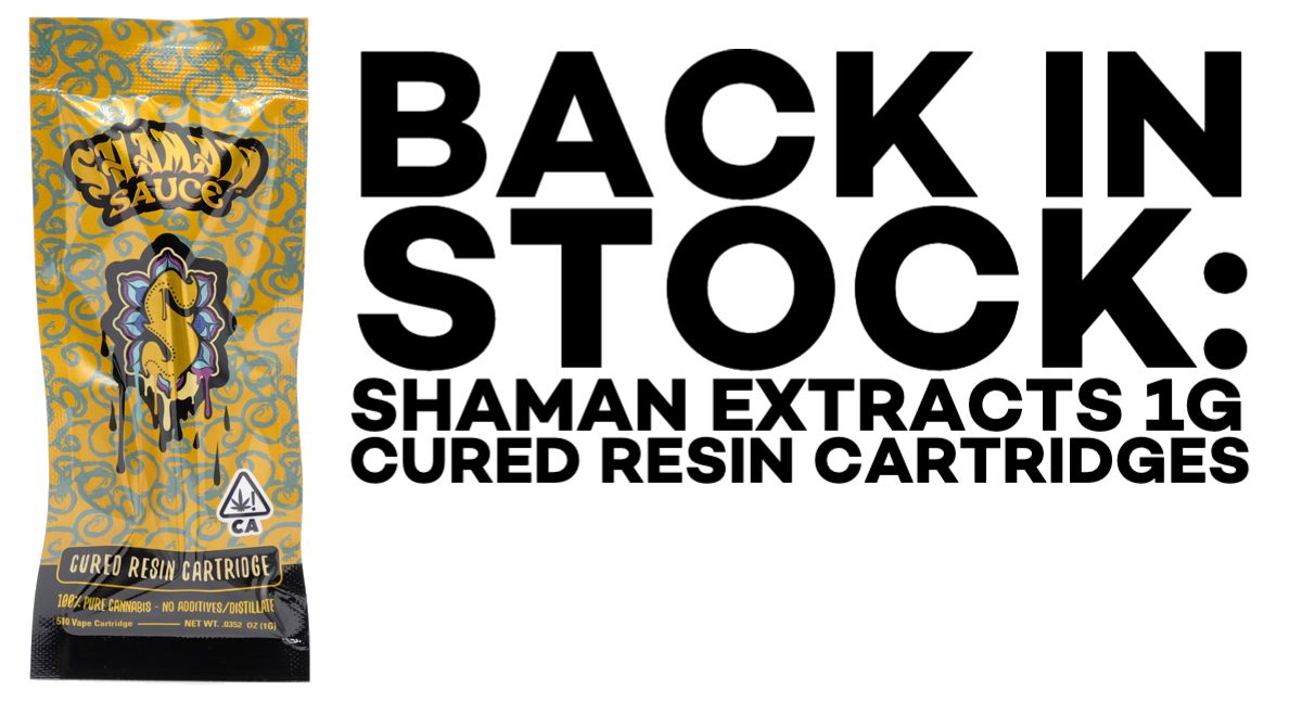 Shaman Extracts 1g Cured Resin Cartridges