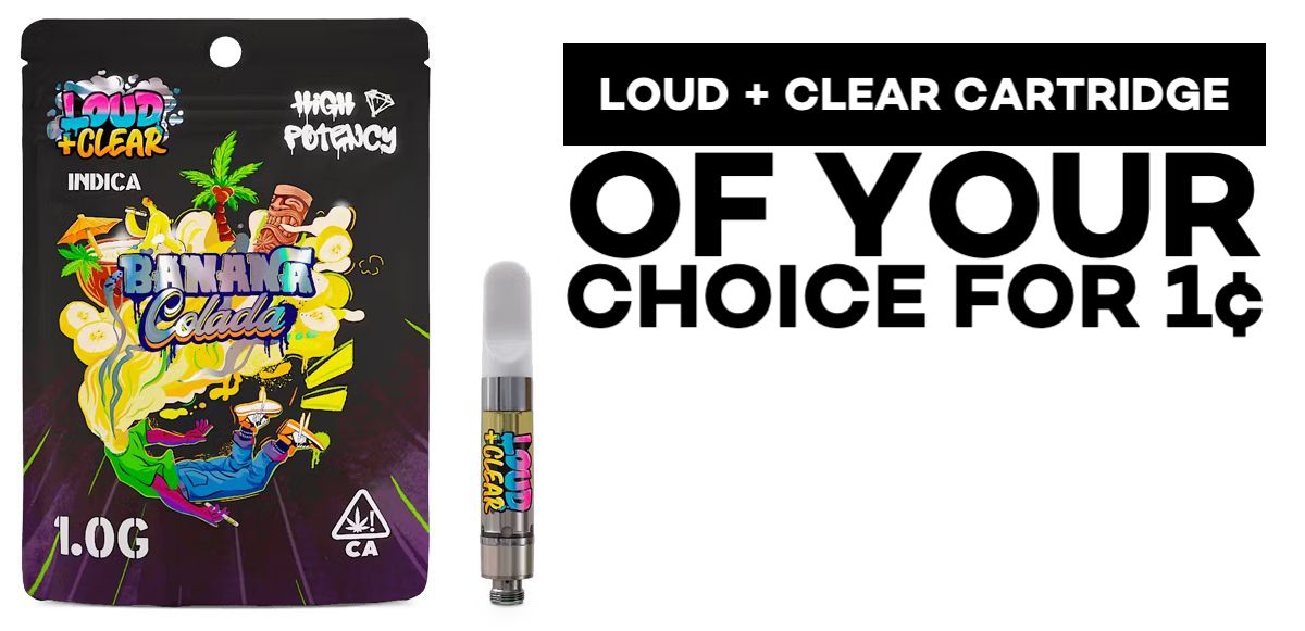 March 15-17: Purchase any two Loud + Clear Cartridges and get one L+C Cartridge of your choice for 1¢.