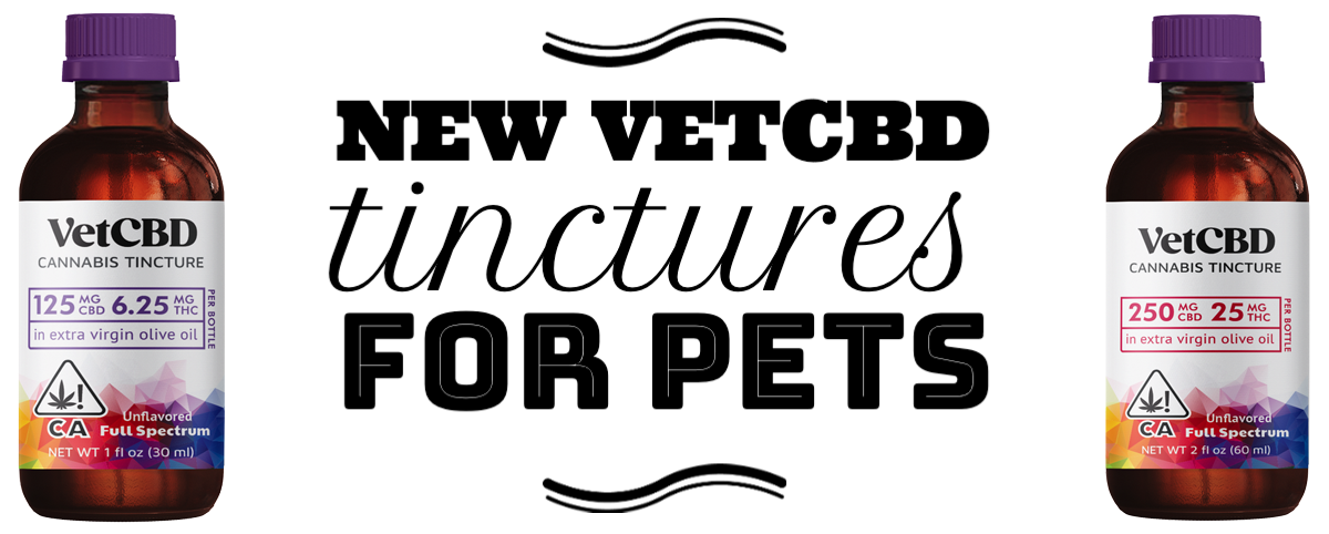 New VetCBD Tinctures for pets