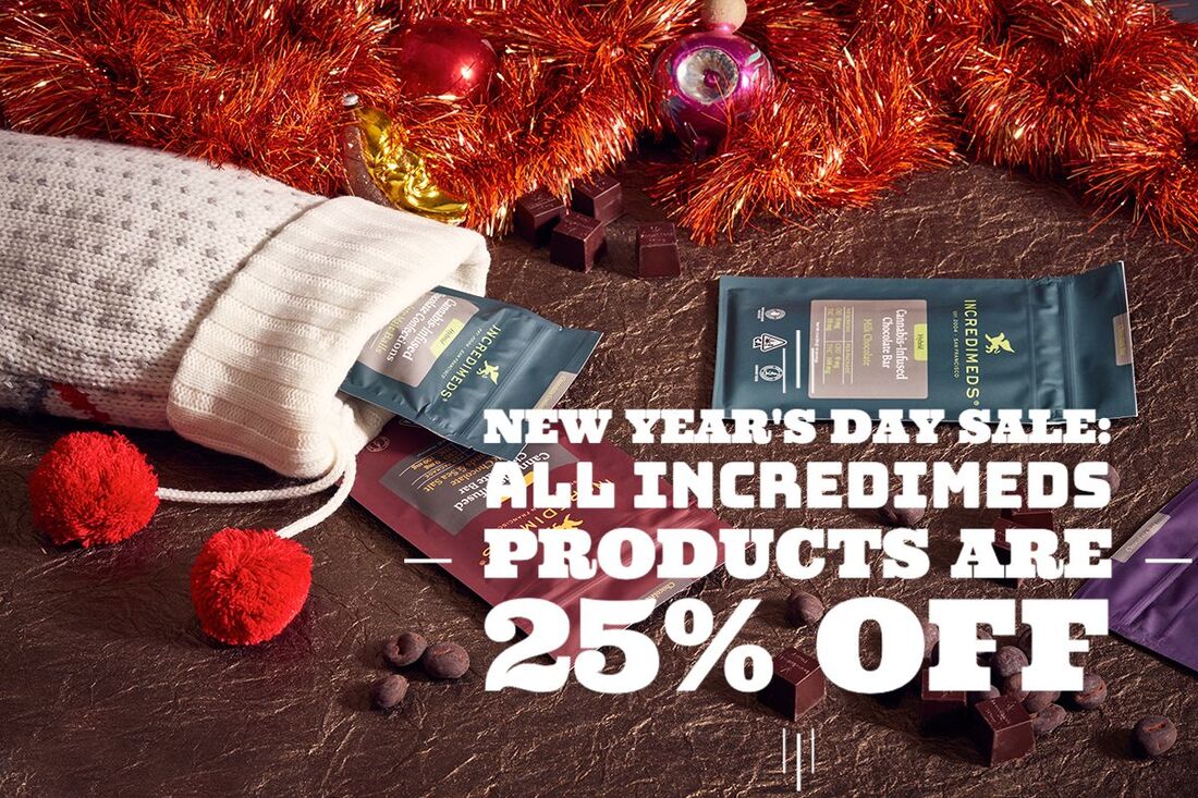 In celebration of New Year's Day today, all IncrediMeds products are 25% off.