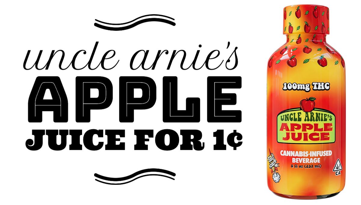 Uncle Arnie's Apple Juice for 1¢