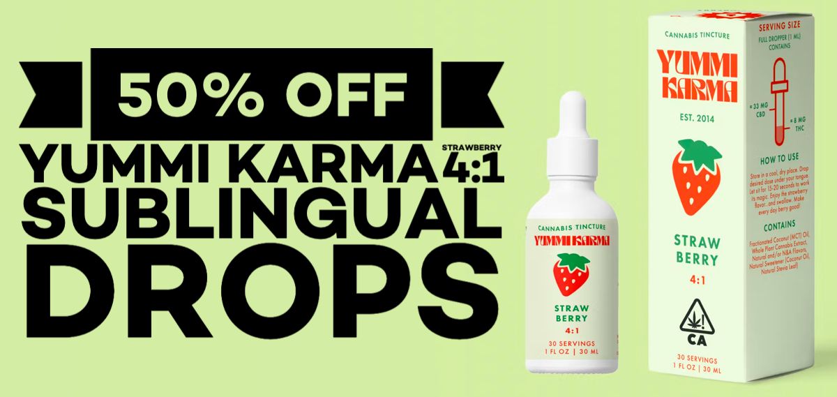 50% off Yummi Karma Strawberry 4:1 Sublingual Drops