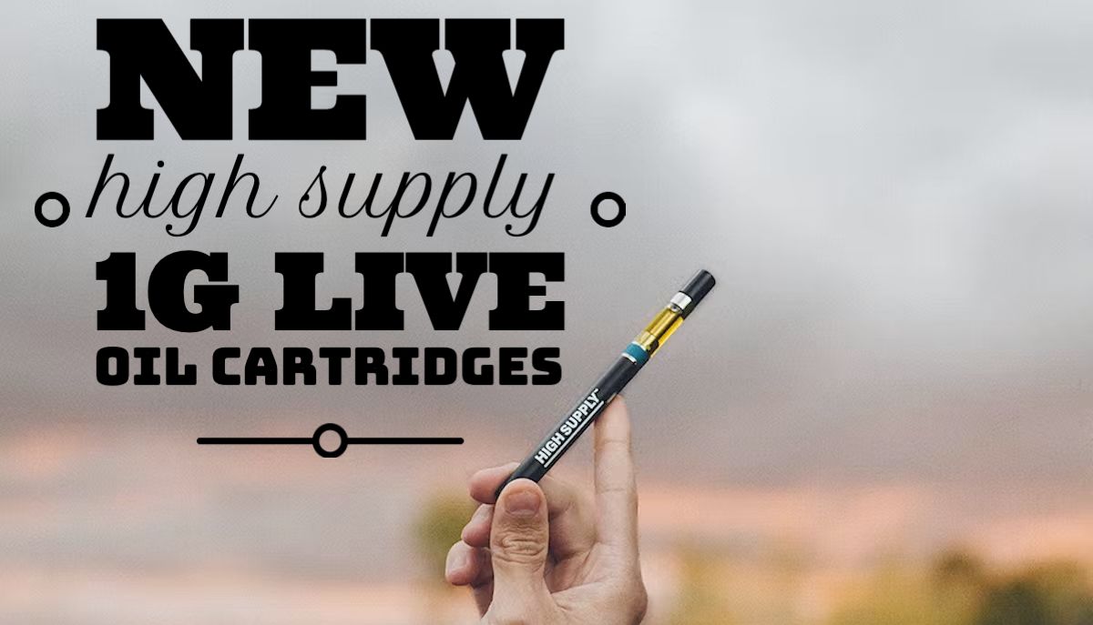 New High Supply 1g Live Oil Cartridges