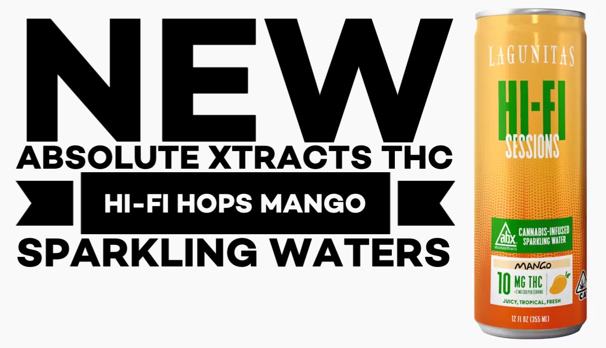 New Absolute Xtracts THC Hi-Fi Hops Mango Sparkling Waters