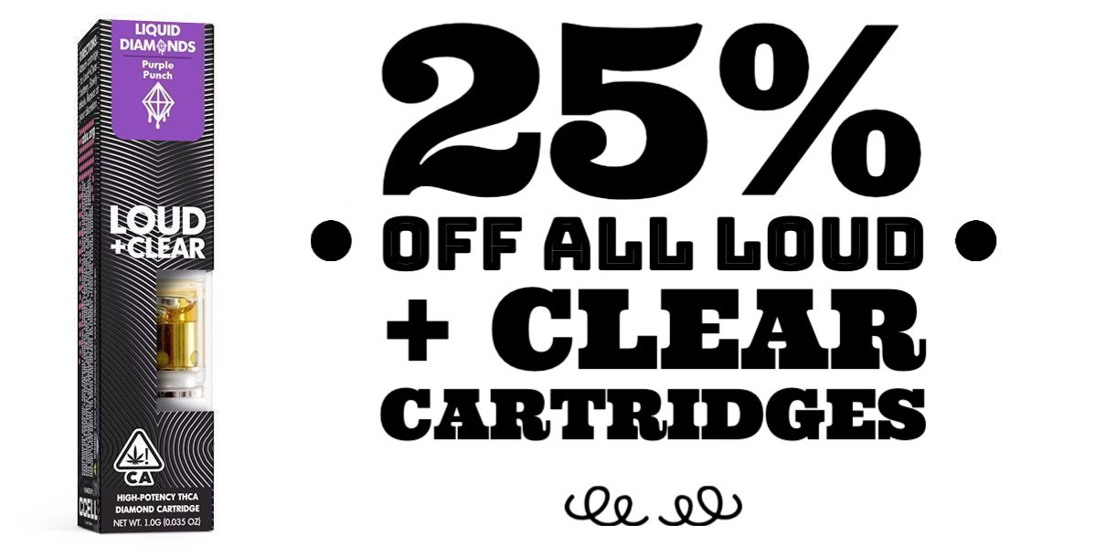 25% off all Loud + Clear Cartridges