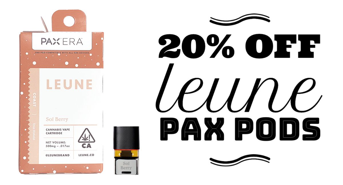 20% Off Leune PAX Pods