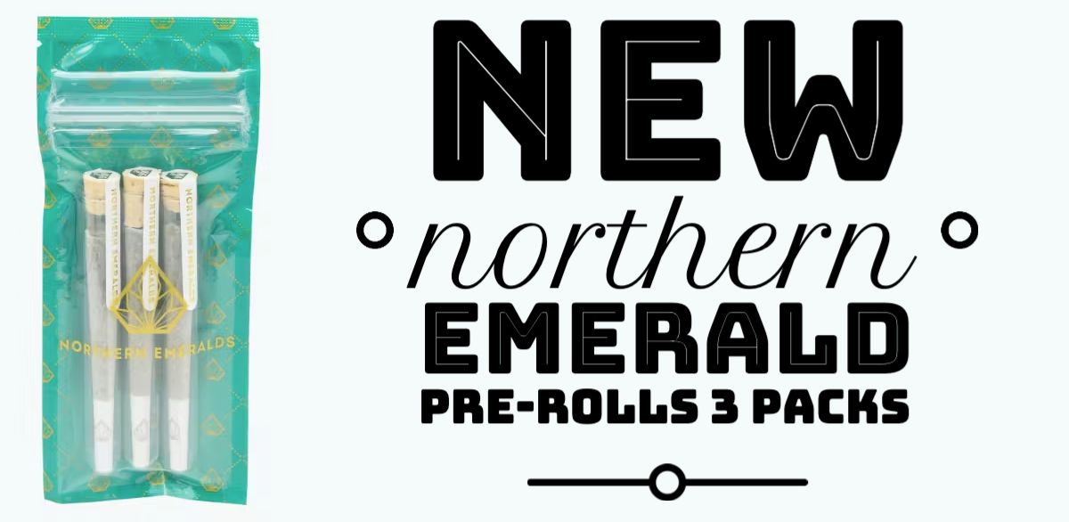 New Northern Emerald Pre-Rolls 3 Packs
