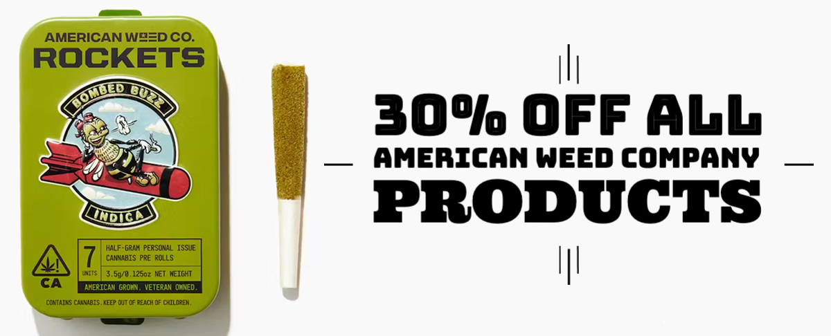 30% off all American Weed Company products