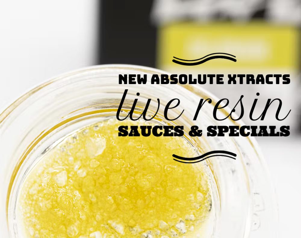 New Absolute Xtracts Live Resin Sauces & Specials