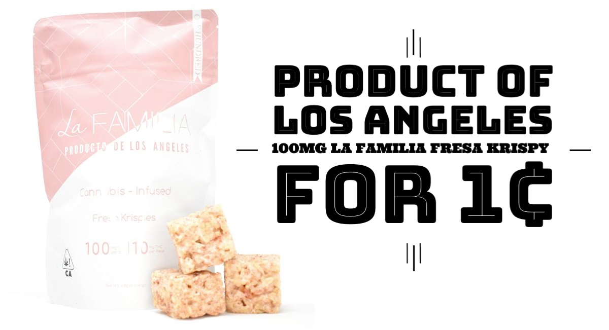 Product of Los Angeles La Familia Fresa Krispy for 1¢