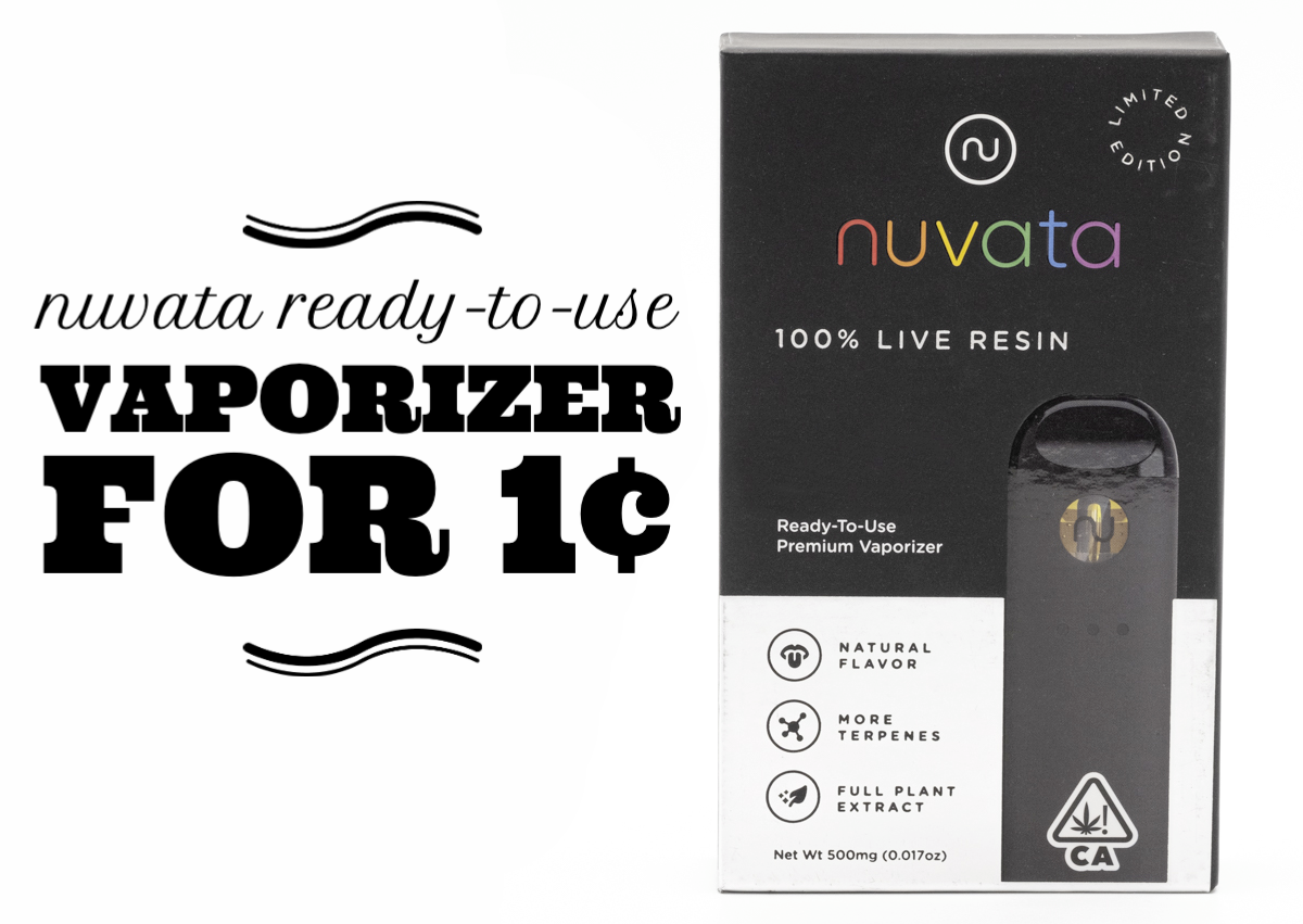 re-selected Nuvata Ready-To-Use Vaporizer for 1¢
