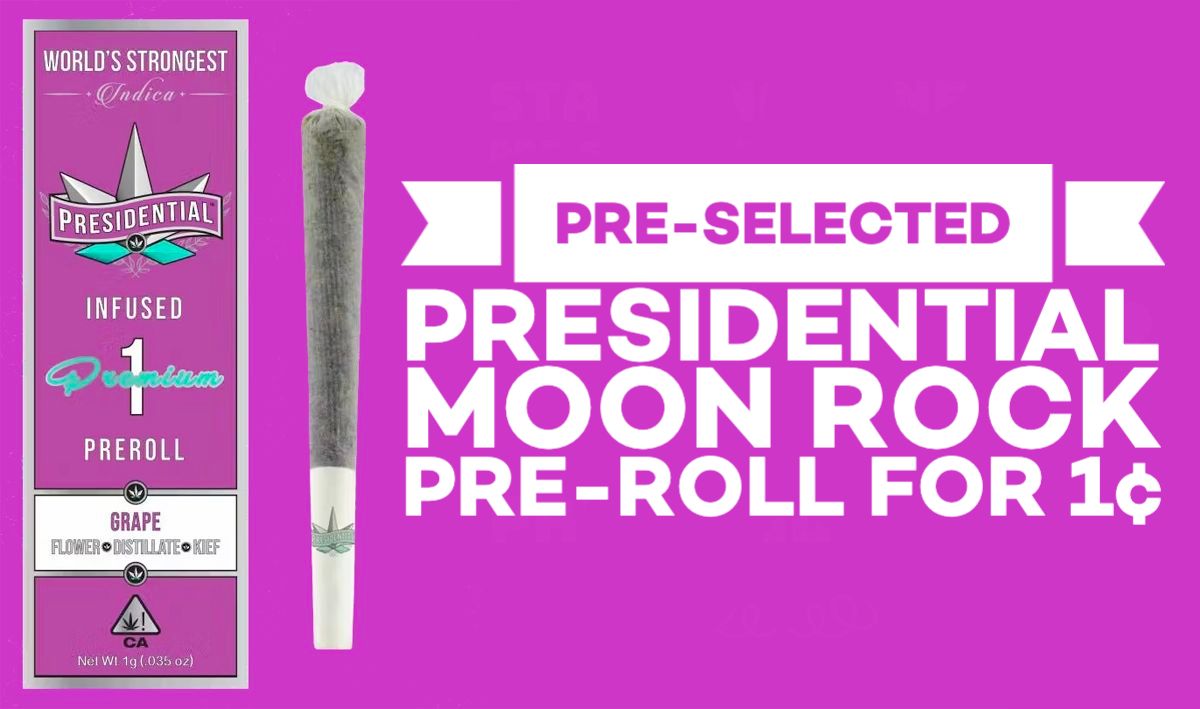 Pre-selected Presidential Moon Rock Pre-Roll
