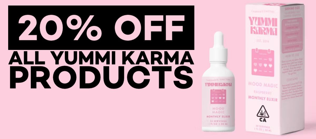 20% off all Yummi Karma products.