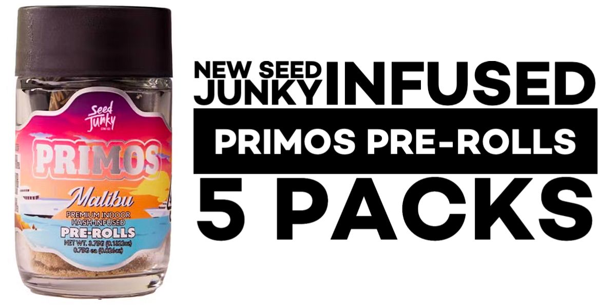 New Seed Junky Infused Primos Pre-Rolls 5 Packs