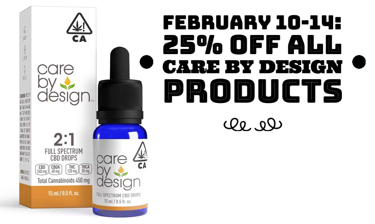 From February 10-14, all Care By Design products are 25% off.
