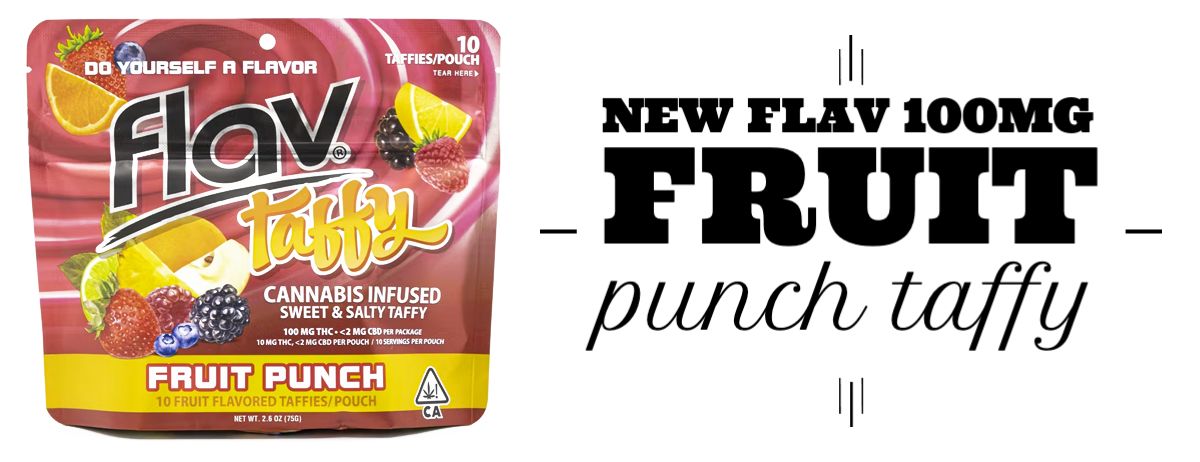 New Flav 100mg Fruit Punch Taffy