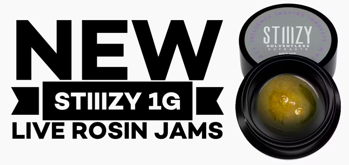 New STIIIZY 1g Live Rosin Jams