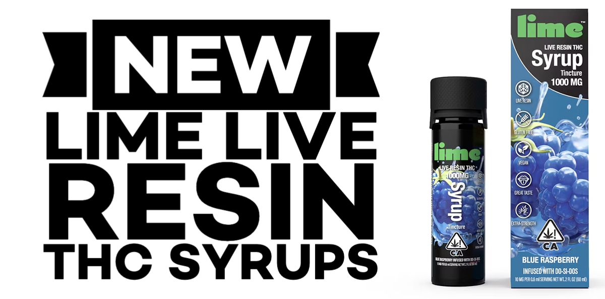 New Lime Live Resin THC Syrups