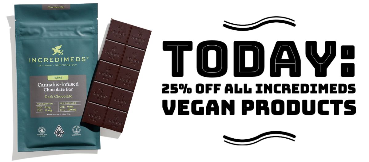 Today: 25% off all IncrediMeds Vegan Products