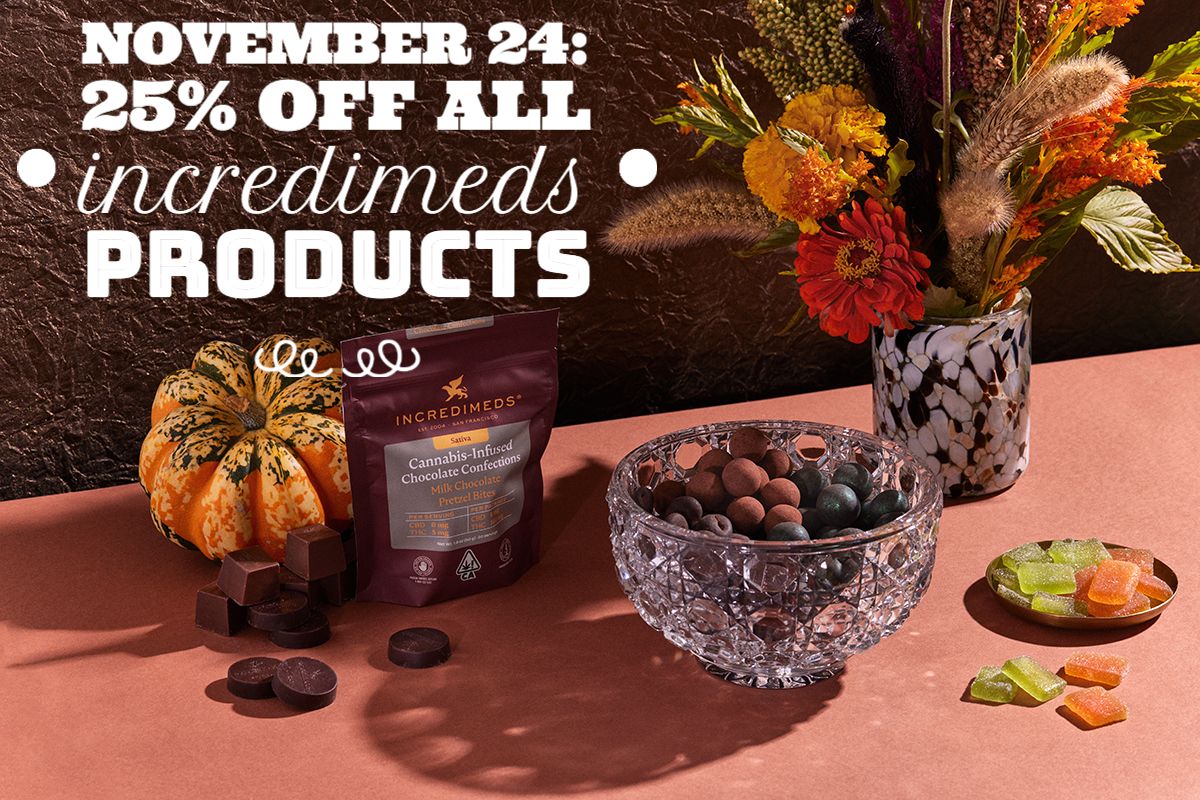 November 24: 25% off all IncrediMeds products