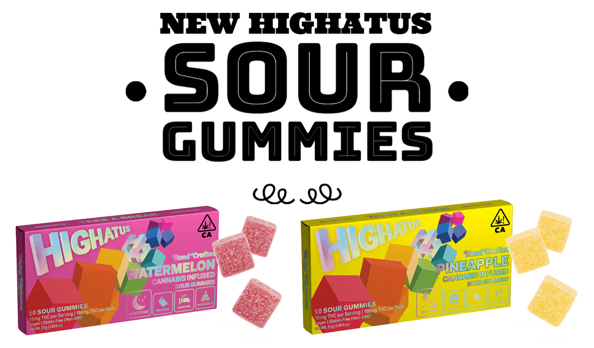 New Highatus Sour Gummies