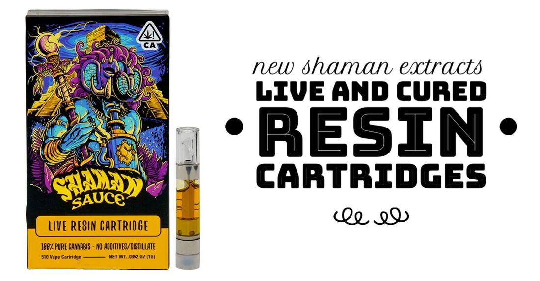 New Shaman Extracts Live and Cured Resin Cartridges