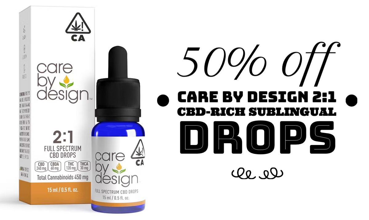 50% Off Care By Design CBD-Rich Sublingual Drops