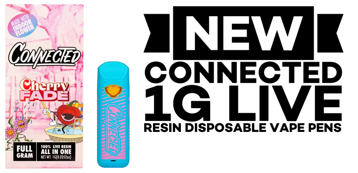 New Connected 1g Live Resin Disposable Vape Pens