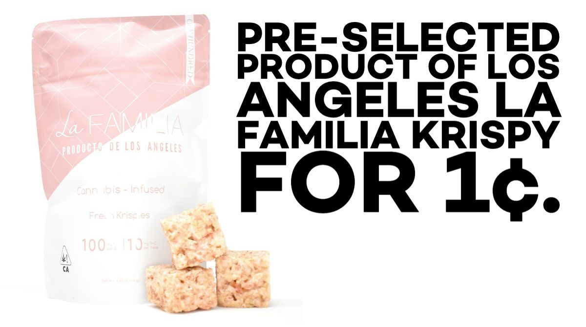 pre-selected Product of Los Angeles La Familia Krispy for 1¢