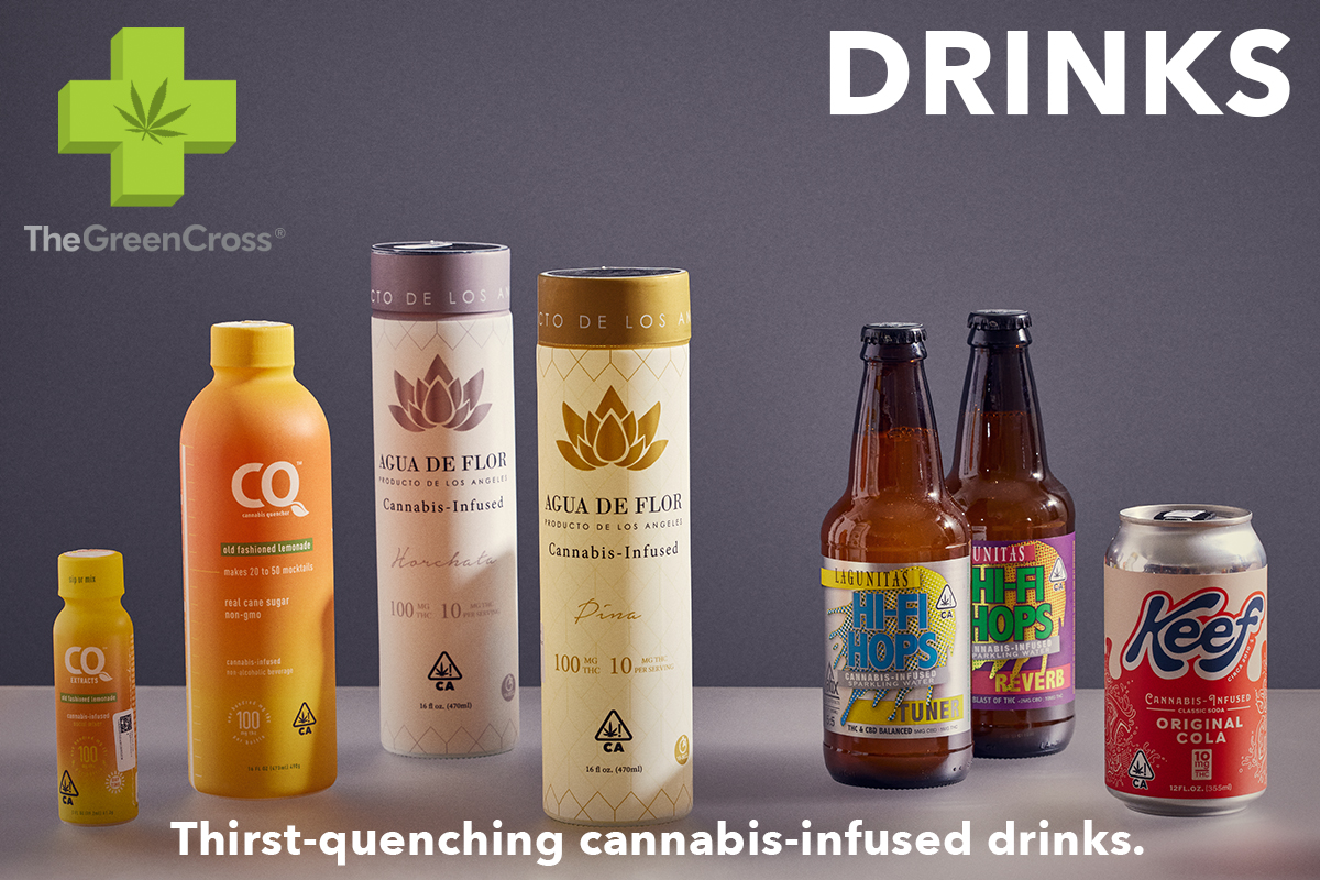 Thirst-quenching cannabis-infused drinks.