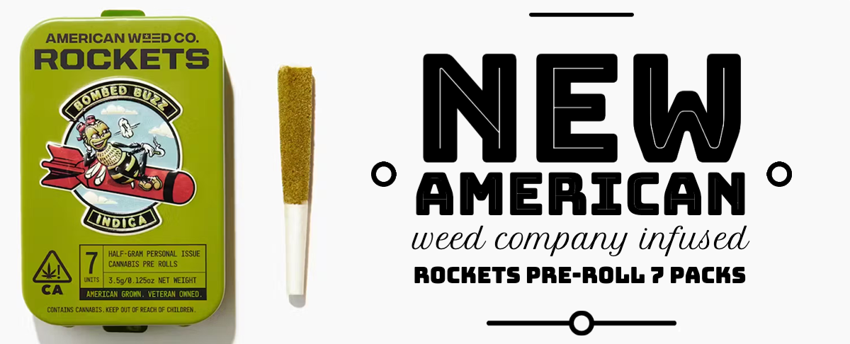 New American Weed Company Infused Rockets Pre-Roll 7 Packs
